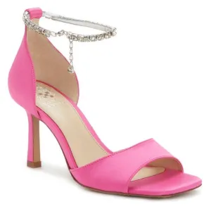 NEW Vince Camuto Sizes 8, 8.5, 9.5 Women's Evensa Chain Strap Sandal - Fuchsia