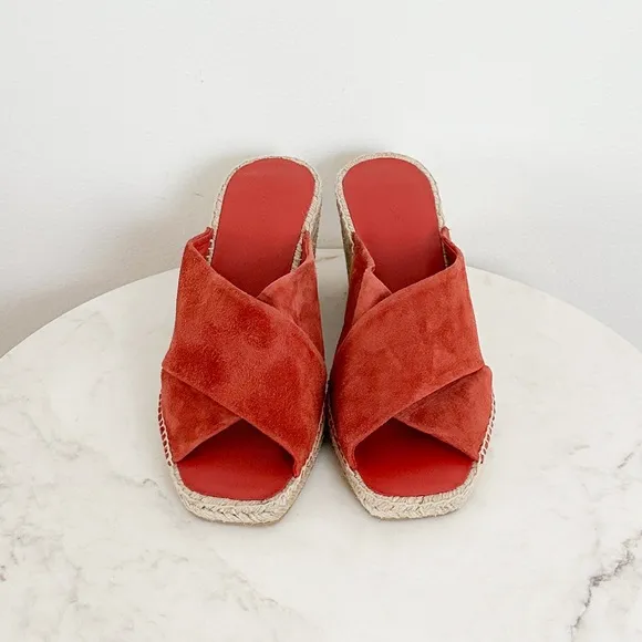 NEW Vince Gaelan Wedge Espadrille Sandals Size 10