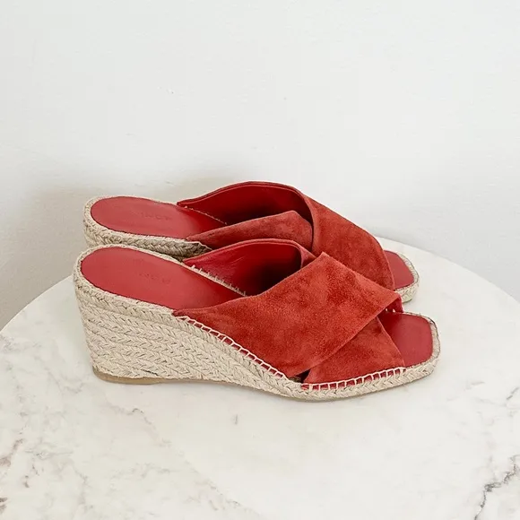 NEW Vince Gaelan Wedge Espadrille Sandals Size 10