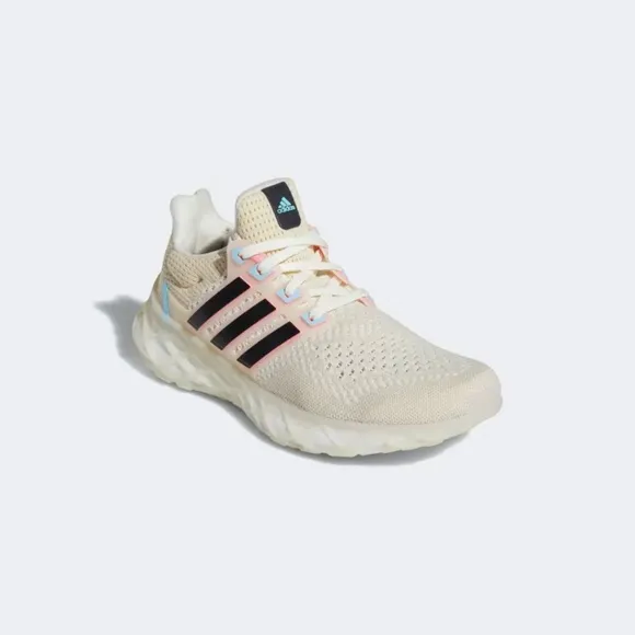 [NEW] Women's adidas UltraBoost Web DNA Shoes Off White Size 10 GX2137