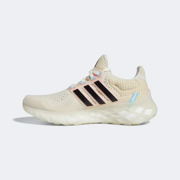 [NEW] Women's adidas UltraBoost Web DNA Shoes Off White Size 10 GX2137