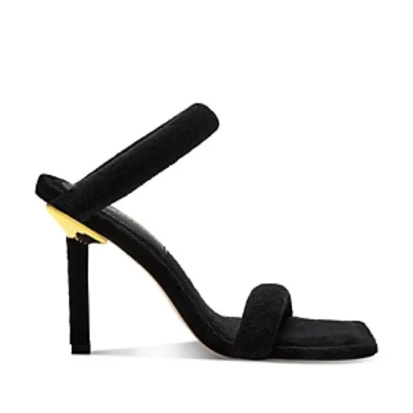 NIB GOOD AMERICAN TERRY SLIP ON SANDALS