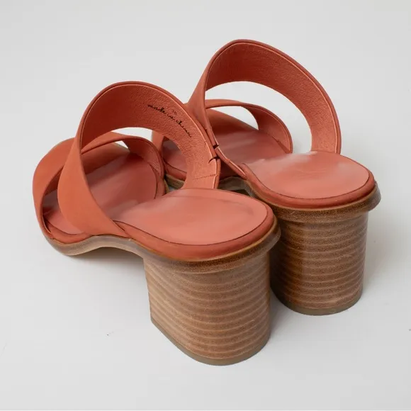 NIB! Joie Nubuck Maha Block Heel Sandals