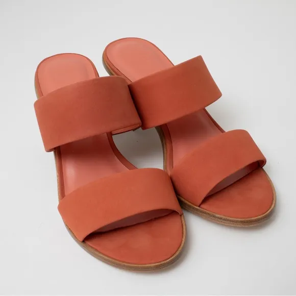NIB! Joie Nubuck Maha Block Heel Sandals