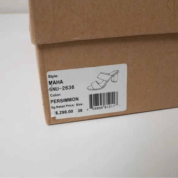 NIB! Joie Nubuck Maha Block Heel Sandals