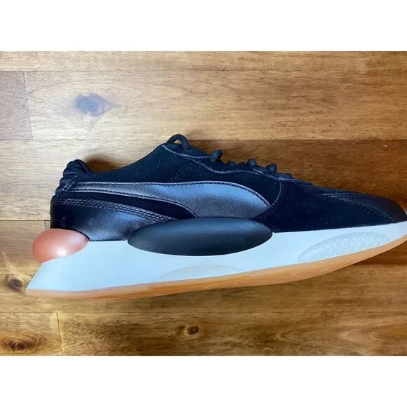NIB PUMA RS 9.8 Black Rose Gold Heather Metallic Lace Up Sneakers Shoes 8.5