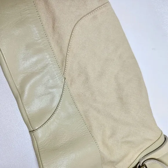 Nicholas K Jedda Over The Knee Boots Wedge Shoes Off-White/Beige Size 37/US 6.5