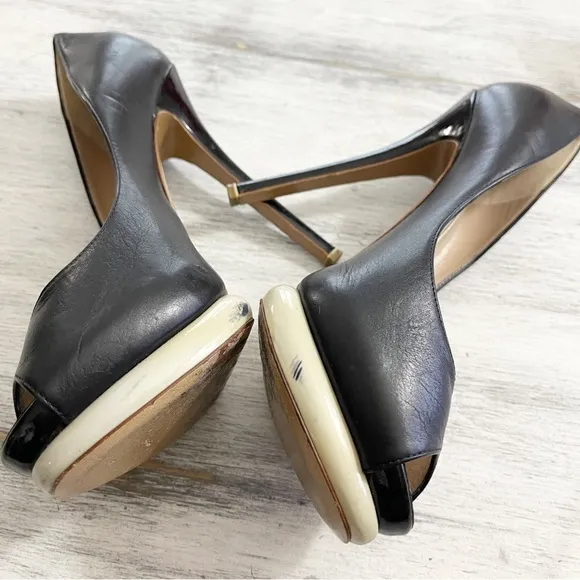 Nicholas Kirkwood Platform Peep-Toe Heels size 37