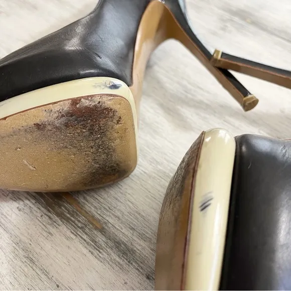 Nicholas Kirkwood Platform Peep-Toe Heels size 37
