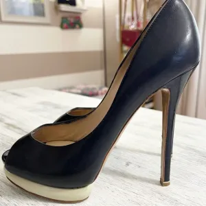 Nicholas Kirkwood Platform Peep-Toe Heels size 37