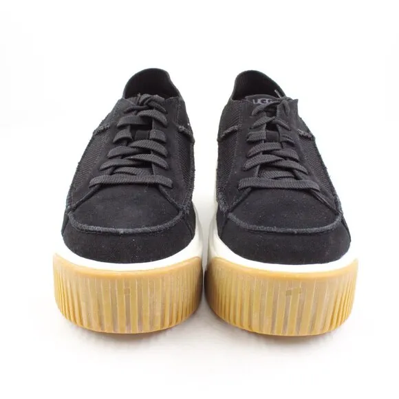 NIDB UGG Women's EZ-Duzzit Laced Sneakers in Black US Size 8.5 (1152717)