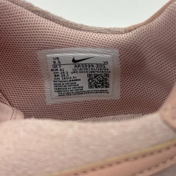 Nike Air Force 1 AF1 Sage Low Particle Beige Pink Womens Shoes AR5339-201