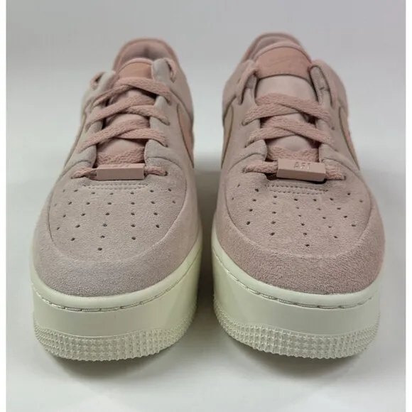 Nike Air Force 1 AF1 Sage Low Particle Beige Pink Womens Shoes AR5339-201