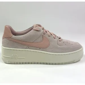 Nike Air Force 1 AF1 Sage Low Particle Beige Pink Womens Shoes AR5339-201