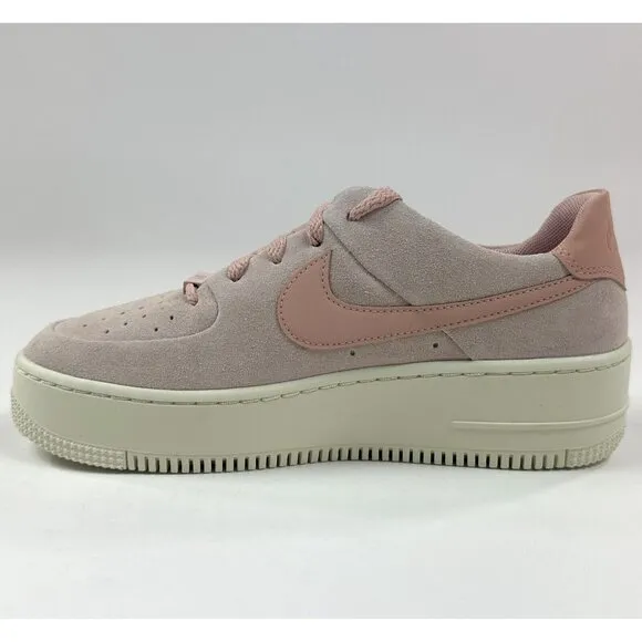Nike Air Force 1 AF1 Sage Low Particle Beige Pink Womens Shoes AR5339-201