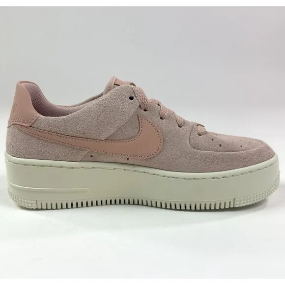 Nike Air Force 1 AF1 Sage Low Particle Beige Pink Womens Shoes AR5339-201