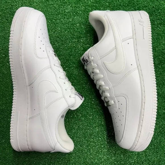 Nike Air Force 1 Low '07 EasyOn White Mens Casual Shoes FD1146-100 VNDS Sz 11.5
