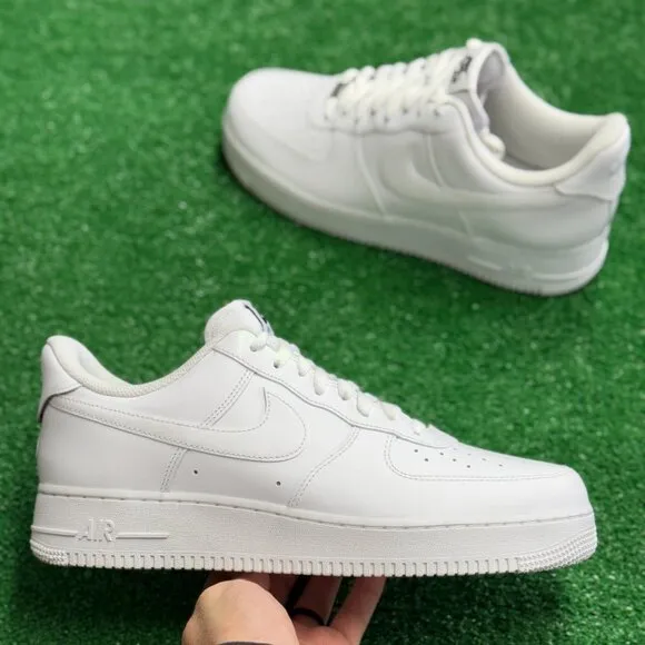 Nike Air Force 1 Low '07 EasyOn White Mens Casual Shoes FD1146-100 VNDS Sz 11.5