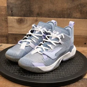 NIKE AIR JORDAN WHY NOT ZER0.4 MENS ATHLETIC SHOES BASKETBALL INDIGO FOG SZ 8.5