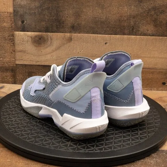 NIKE AIR JORDAN WHY NOT ZER0.4 MENS ATHLETIC SHOES BASKETBALL INDIGO FOG SZ 8.5