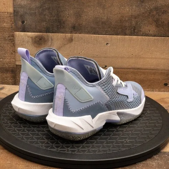 NIKE AIR JORDAN WHY NOT ZER0.4 MENS ATHLETIC SHOES BASKETBALL INDIGO FOG SZ 8.5