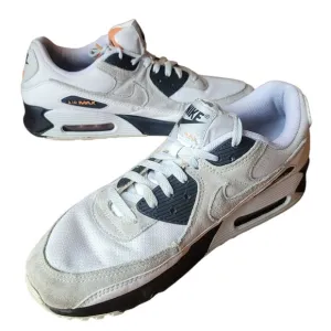 Nike Air Max 90 White Gray Black Sneakers Running Shoes Mens 11