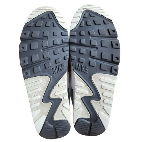 Nike Air Max 90 White Gray Black Sneakers Running Shoes Mens 11