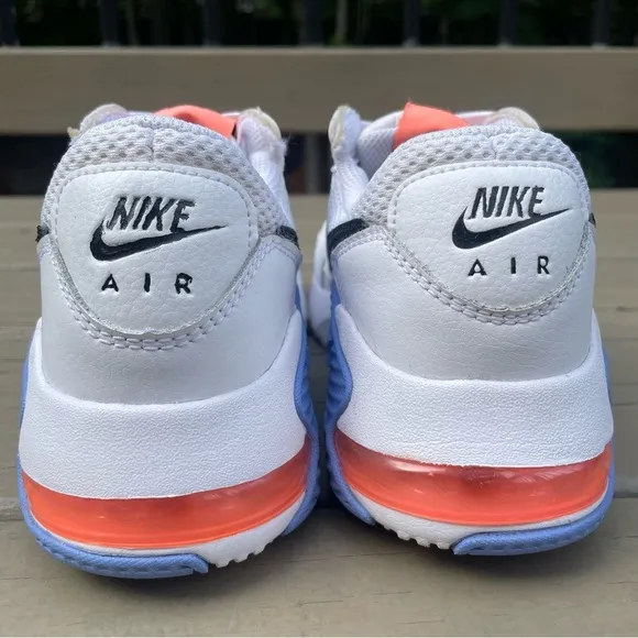 Nike Air Max Excee White Bright Mango sneakers shoes size 6.5