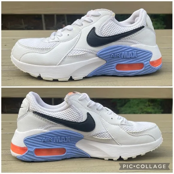Nike Air Max Excee White Bright Mango sneakers shoes size 6.5
