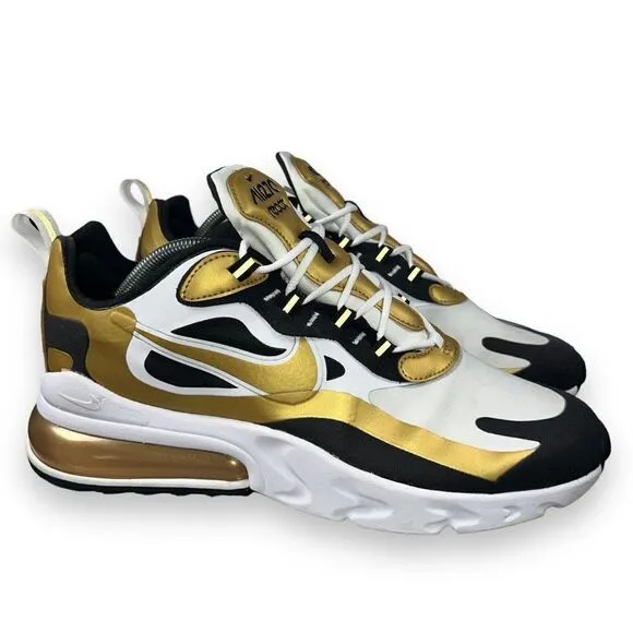 Nike Air Max 270 React 'Metallic Gold' CW7298-100 Men's 11