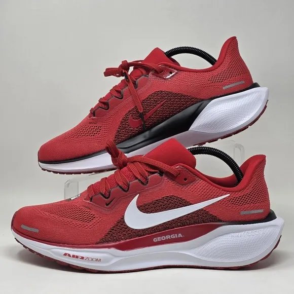 Nike Air Zoom Pegasus 41 Georgia Bulldogs Shoes FZ5115-600 Red Men’s Size 10 New