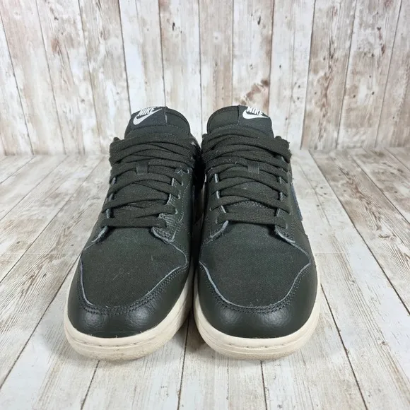 Nike Dunk Low Olive Green Casual Sneakers Fashion Shoes DZ2538-300 Size 9