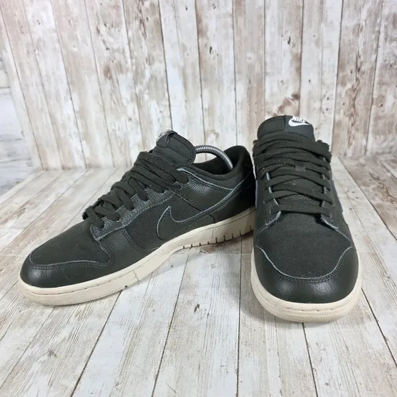 Nike Dunk Low Olive Green Casual Sneakers Fashion Shoes DZ2538-300 Size 9