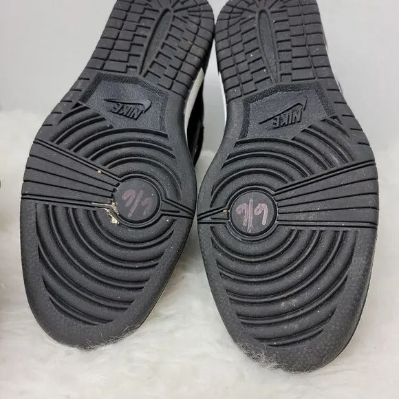Nike Dunk Sky Hi Black White Women's 543258-002 Wedge Sneaker Shoes Size 7