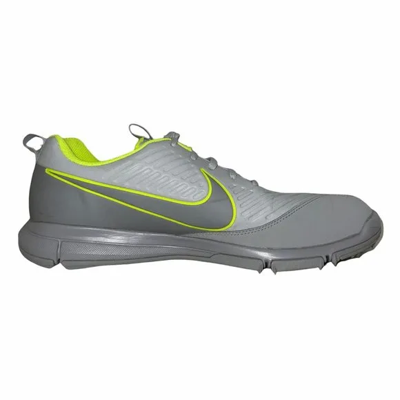 Nike Golf Explorer 2 Gray Neon Green Shoes 10