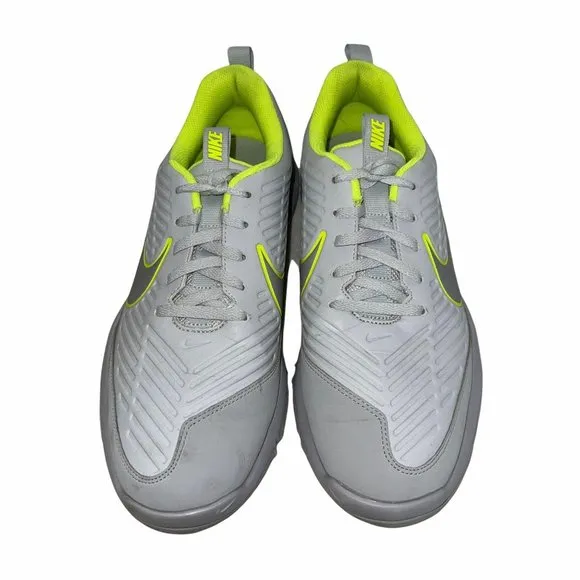 Nike Golf Explorer 2 Gray Neon Green Shoes 10