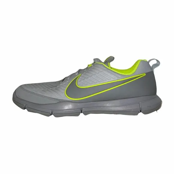 Nike Golf Explorer 2 Gray Neon Green Shoes 10