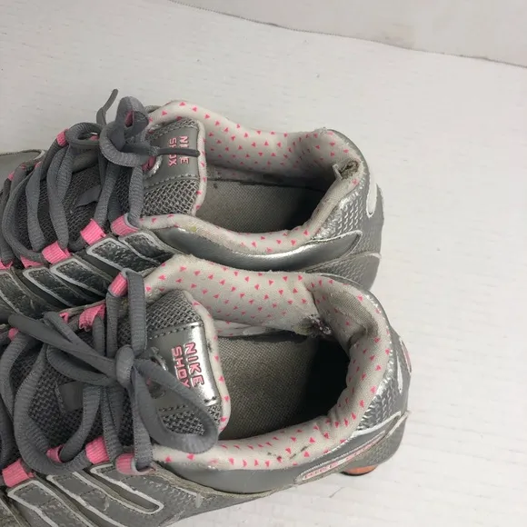Nike Shox NZ EU Women's 8.5 Metallic Silver Pink 2012 488312-003 Running Shoes