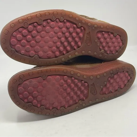 Nike Trainer Clean Sweep Premium High Shoes Mens 10.5 Brown Suede Sneakers