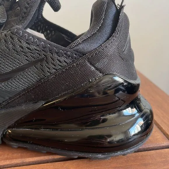Nike Air Max 270 Black USA Women Size 7/UK 4.5/EU 38(AH6789-006)