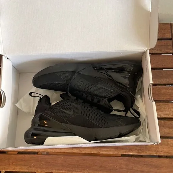Nike Air Max 270 Black USA Women Size 7/UK 4.5/EU 38(AH6789-006)