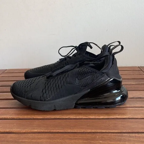 Nike Air Max 270 Black USA Women Size 7/UK 4.5/EU 38(AH6789-006)