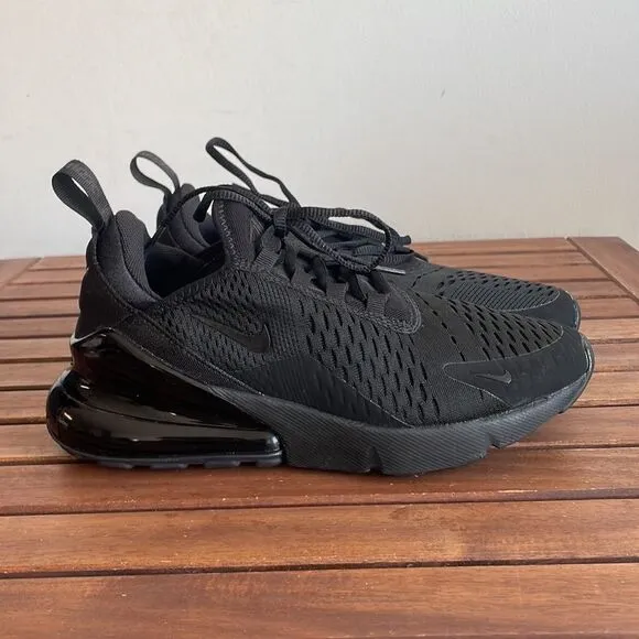Nike Air Max 270 Black USA Women Size 7/UK 4.5/EU 38(AH6789-006)