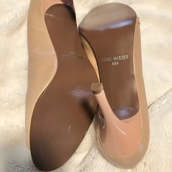🆕Nine West Blush Peep Toe Pumps Size 8