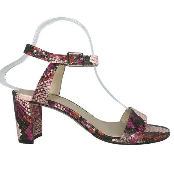 Nine West Pixel City Block Heel Sandals - Size 7.5 - Women