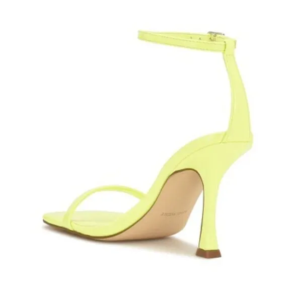 Nine West Yess Ankle Strap Sandals Women's Yellow Size 9 M