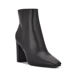Nine West Yuhav Women's Black Studded Block Heel Boots 9.5