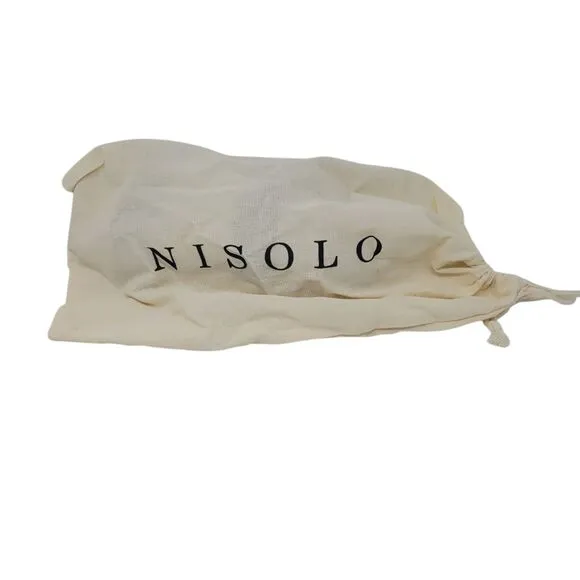 Nisolo Womens Leather Go-To Flatform Sandals US size 9.5 Brandy NEW in Box