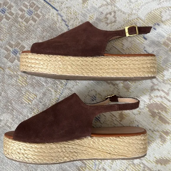 Nora lozza Suee Wedge Sandals Size 39