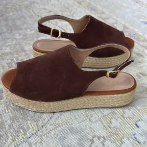 Nora lozza Suee Wedge Sandals Size 39